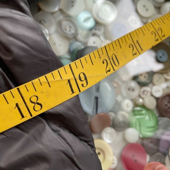 Michael Kors Puffer Coat Size Small Packable Down Quilted Hooded Full Zip Black - Picture 4 of 7